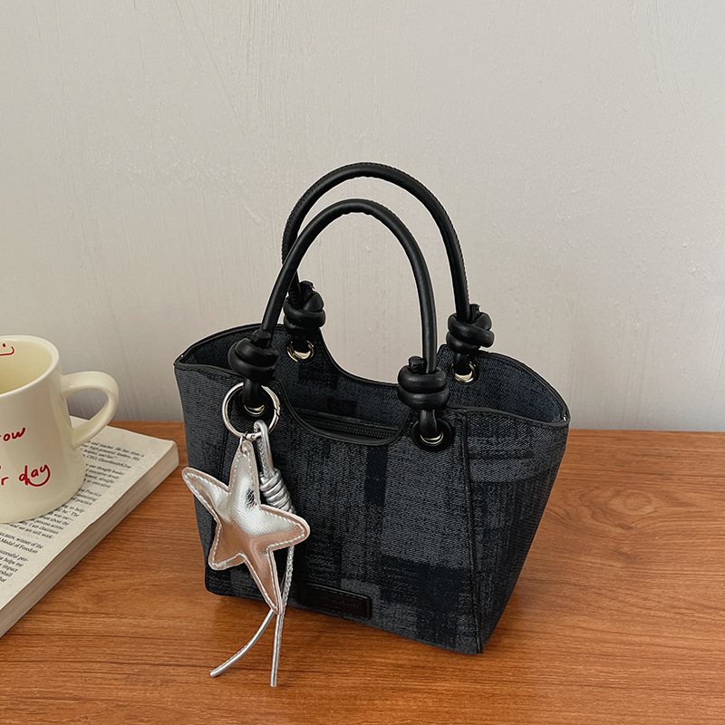 Women's fresh and simple handbag, versatile crossbody single-shoulder small square bag, travel backpack, phone bag