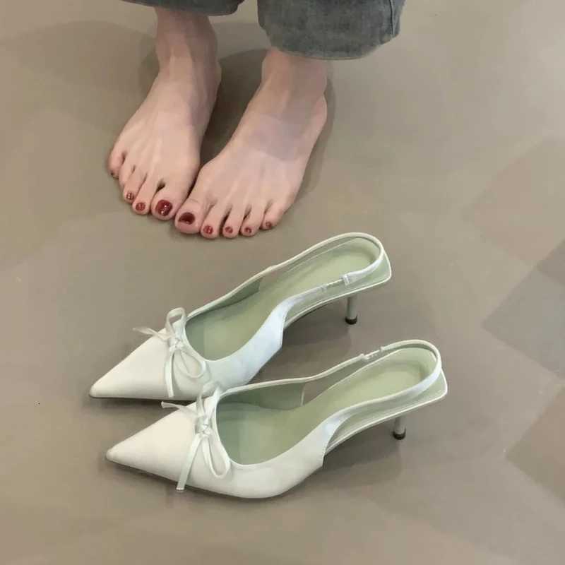 Luxury Summer High Heel Women Sandals Fashion Butterfly-knot Singbacks Pumps Elegant Stripper Party Female Sandalias Z260330