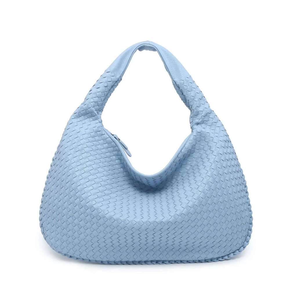Daily Handbags Woven Pu Leather Fashion Designer Messenger Tote High Quality Lightweight Travelling Women S Bags