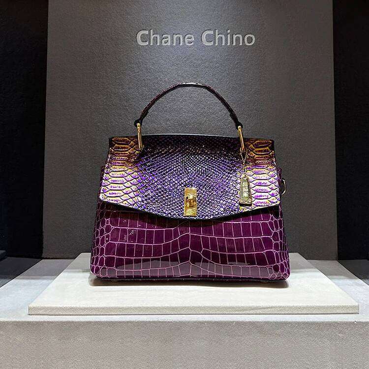 Designer Brand New High Quality Leather Handbags For Women Fashion Trend Crocodile Print Crossbody Bag Hot Sale