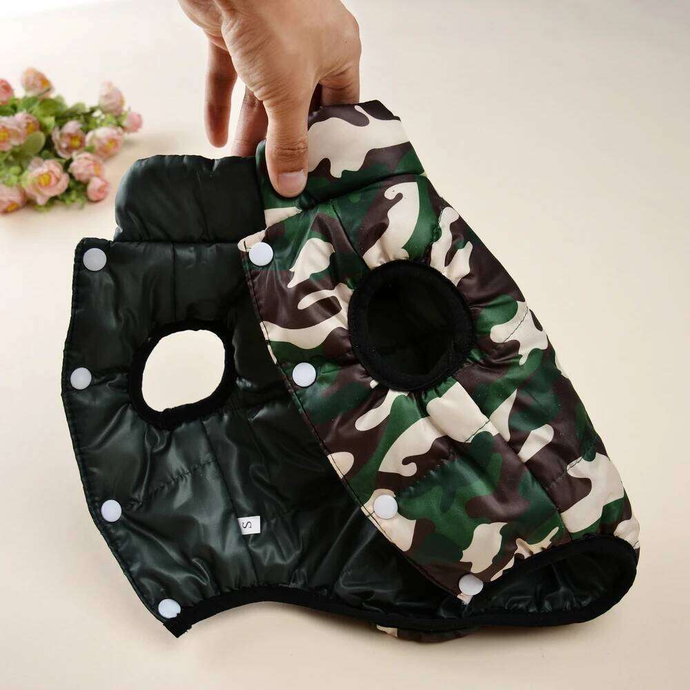 Pet Jacket Coat For Small Medium Dogs Autumn Winter Warm Fleece Puppy Reversible Dog Clothing Yorkshire Pug Costume