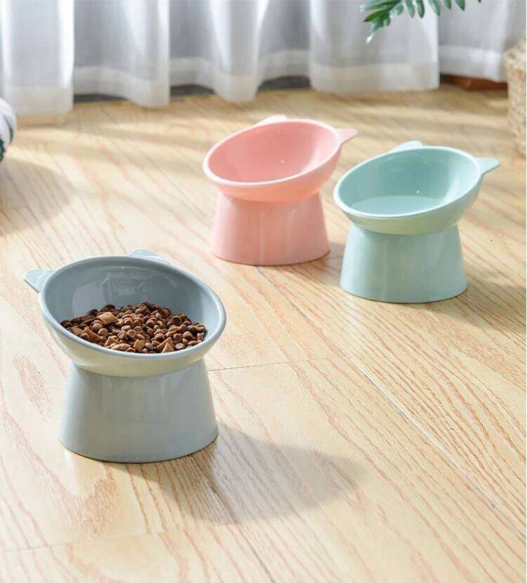 Pet Food Tilt High Bottom Neck Protector Antichoking and Cat Water Bowl Antidumping Dog Feeding Supplies 26W0330