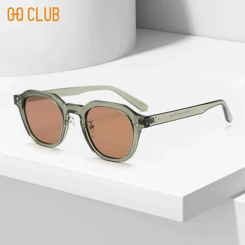 O-Q CLUB Korean Style Sunglass Men Sunglasses Retro Trends Glasses Women Uv400 Popular Eyepieces in Sonzya Lunette Eyewear Man 26Y0330