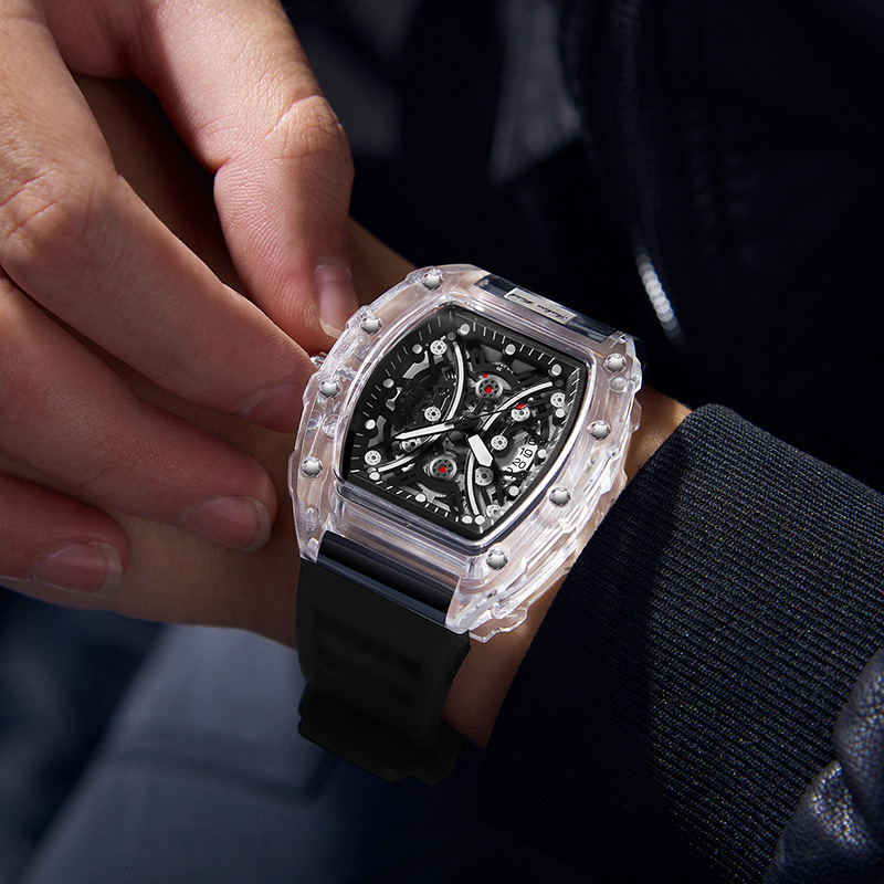 Watches Men Designer Fashion Moissanite Fashionable Retro Casual Shock Diamond High Quality Factory Cycling Reloj Hombre Homme Montre De Luxe