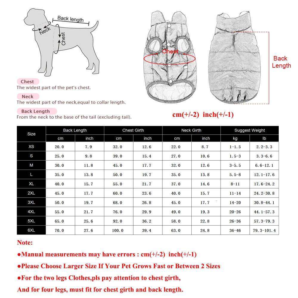 Dog Clothes For Small Large Dogs Cute Reversible Pet Jacket Autumn Warm Fleece Winter Windproof Chihuahua Golden Retriever Coat