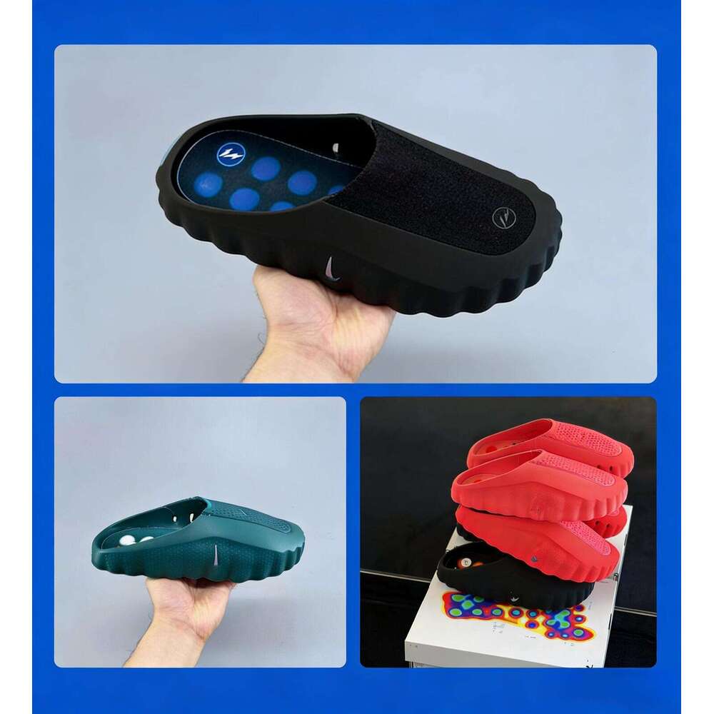 Desginer Mind 001 Slides Mind001 Slide High Quality Slippers Soft Rubber Tech Comfortable Sandals Mules Clogs Black Red Bone Light Smoke Grey Men Women Summer