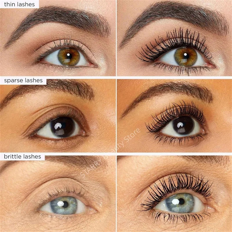 Eyelashes Lengthening Mascara Waterproof Long Lasting Silky Lash Black Make Up Beauty Eye Korean Cosmetic 260316
