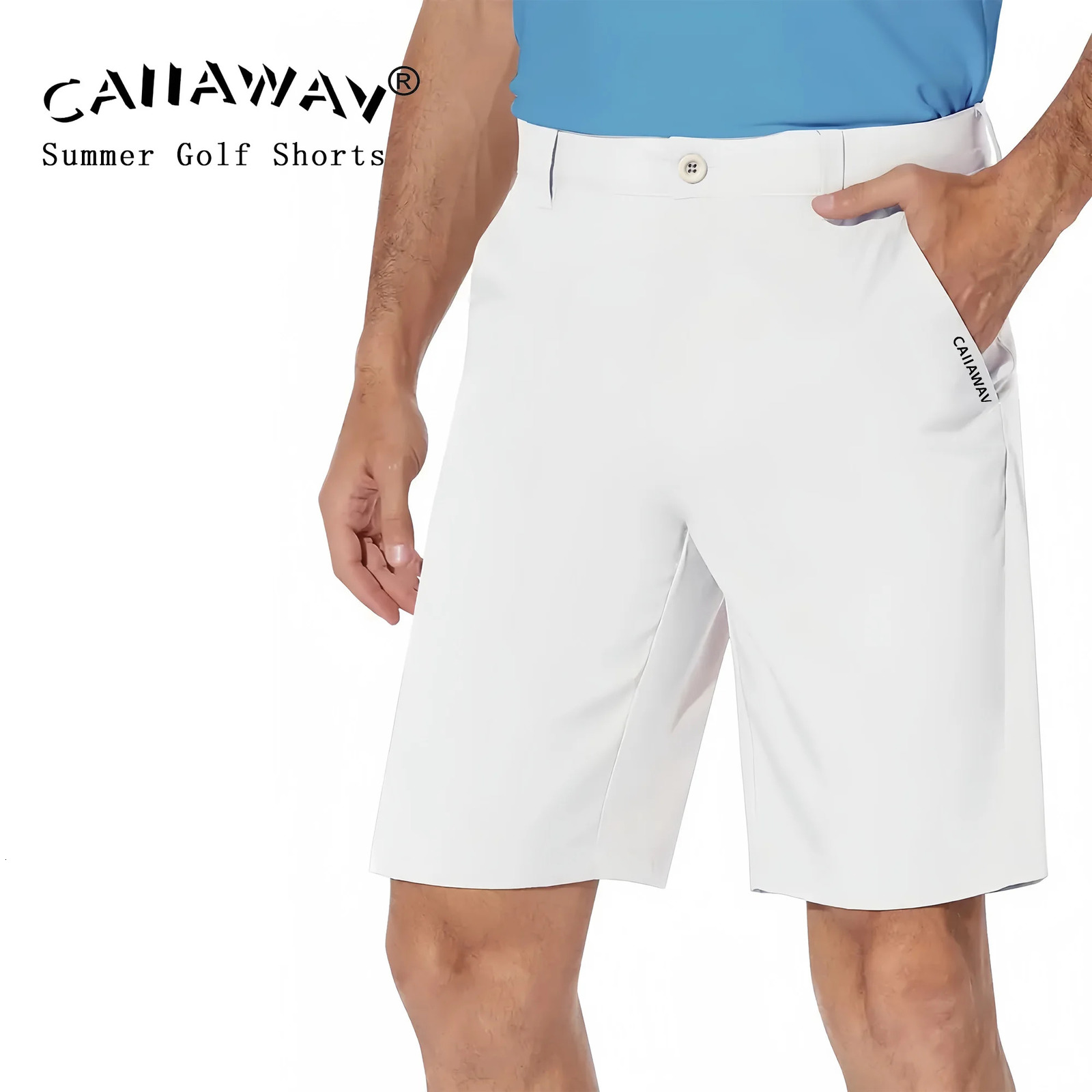 Golf Shorts Mens Pants Summer Waterproof Sports Ball Pants Elastic Mens Pants Golf Mens Pants 260327