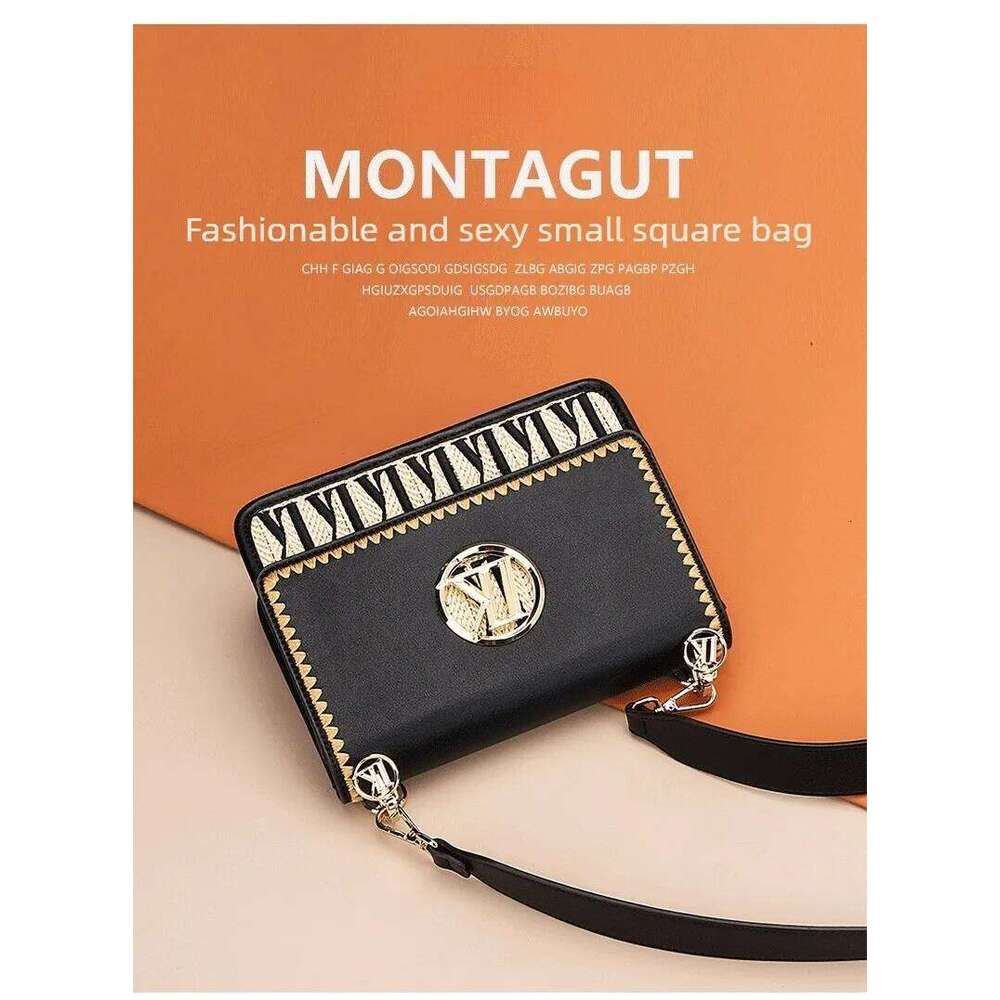 2026Chhc New Fashion Square Handbag For Women, Trendy 2025 Feel Handbag, Unique And Versatile Crossbody Bag