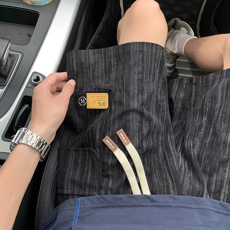 2026 Summer Hip Hop Fashion Bermuda Shorts For Men Appliques Tie-dye Cargo Short Pants Sports Beach Baggy Y2K Shorts 260327