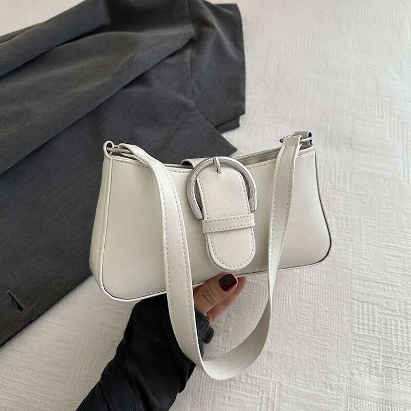 Luxury Handbags Women S Shoulder Bag For Gifts Solid Color Fashion Versatile Crossbody Underarm Bags Liksusie