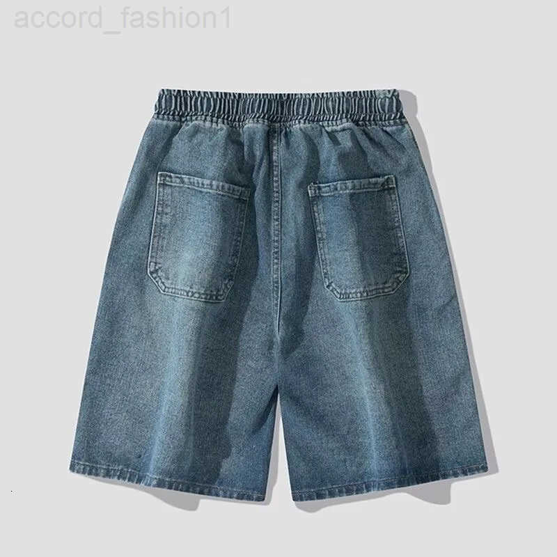 2025 Mens Summer Denim Shorts Casual Lightweight Five Inch Shorts Baggy Loose Fit Y2K Streetwear Vintage Straight Leg Fashion Je H260330