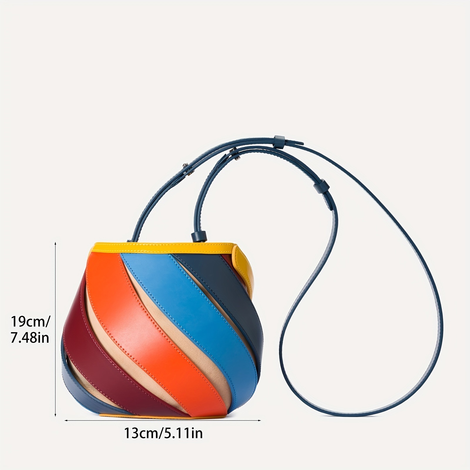 2026 new cylindrical color block handbag crossbody bag handbag cross-border shoulder bag designer bag