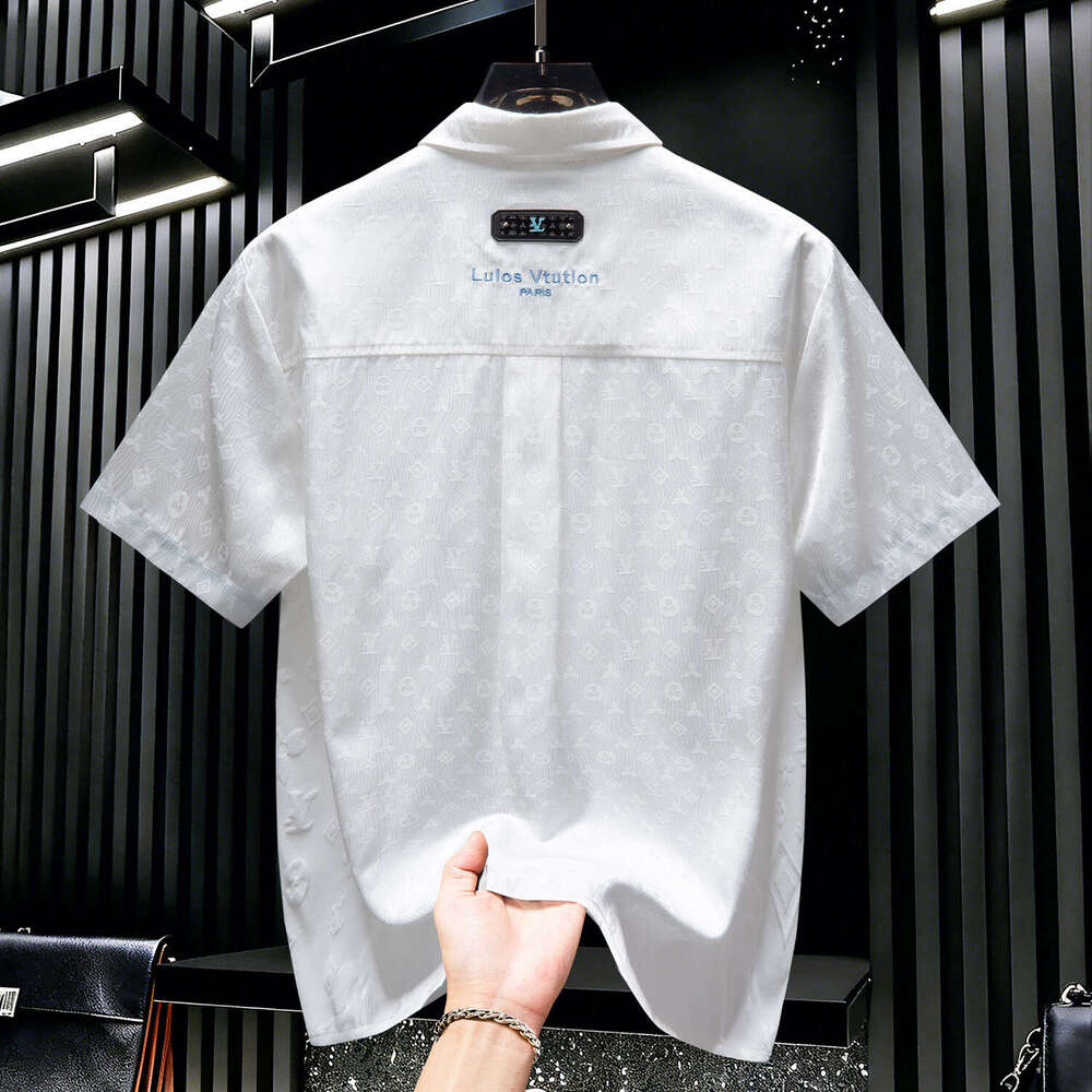 American-Style Light Luxury Trendy Brand 2026 New Summer Short-Sleeve POLO Shirt For Men With A High-End Feel And Jacquard Pocket