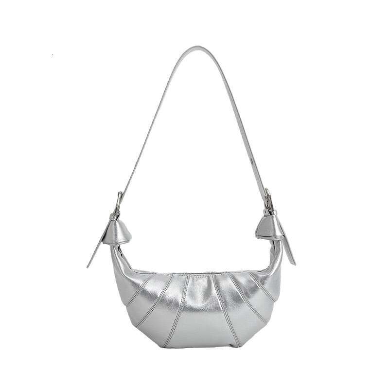 High Quality Texture Croissant New Women S Single Shoulder Crossbody Vintage Wine Red Underarm Bag