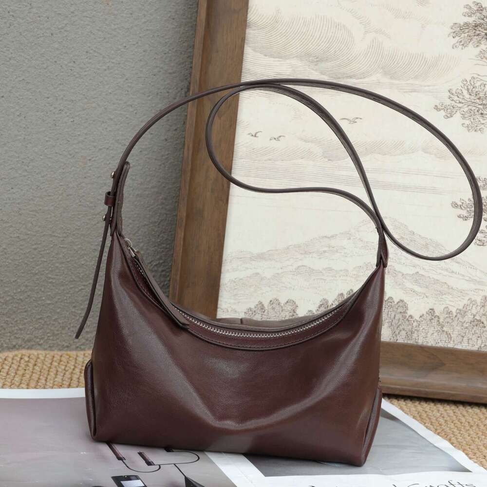 Shugao Niche Soft Leather Dumpling For Women New S Bag Cross Border Trendy Versatile Shoulder And Crossbody SENYY