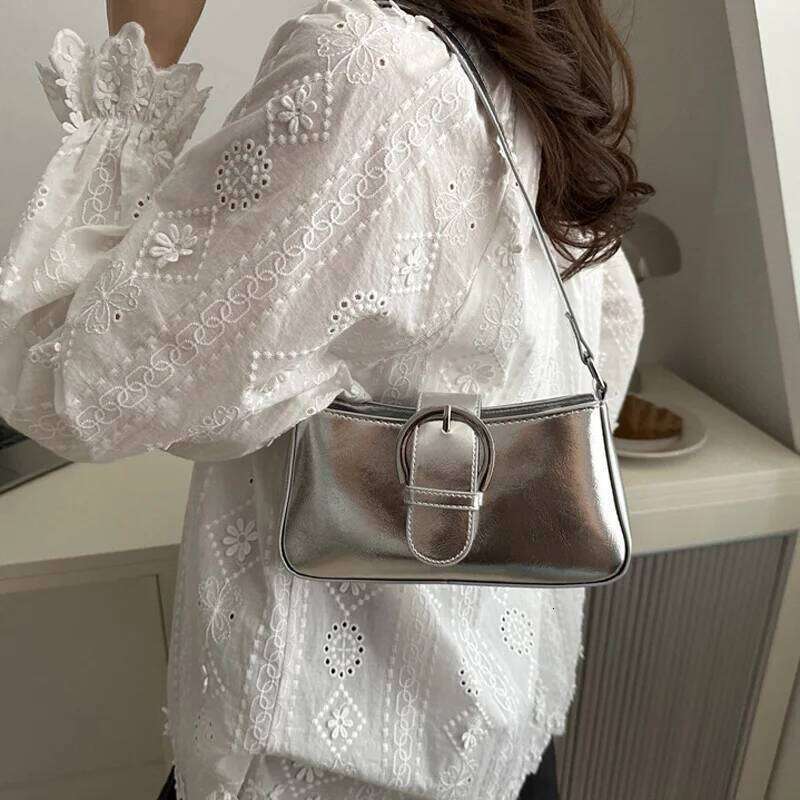 Luxury Handbags Women S Shoulder Bag For Gifts Solid Color Fashion Versatile Crossbody Underarm Bags Liksusie
