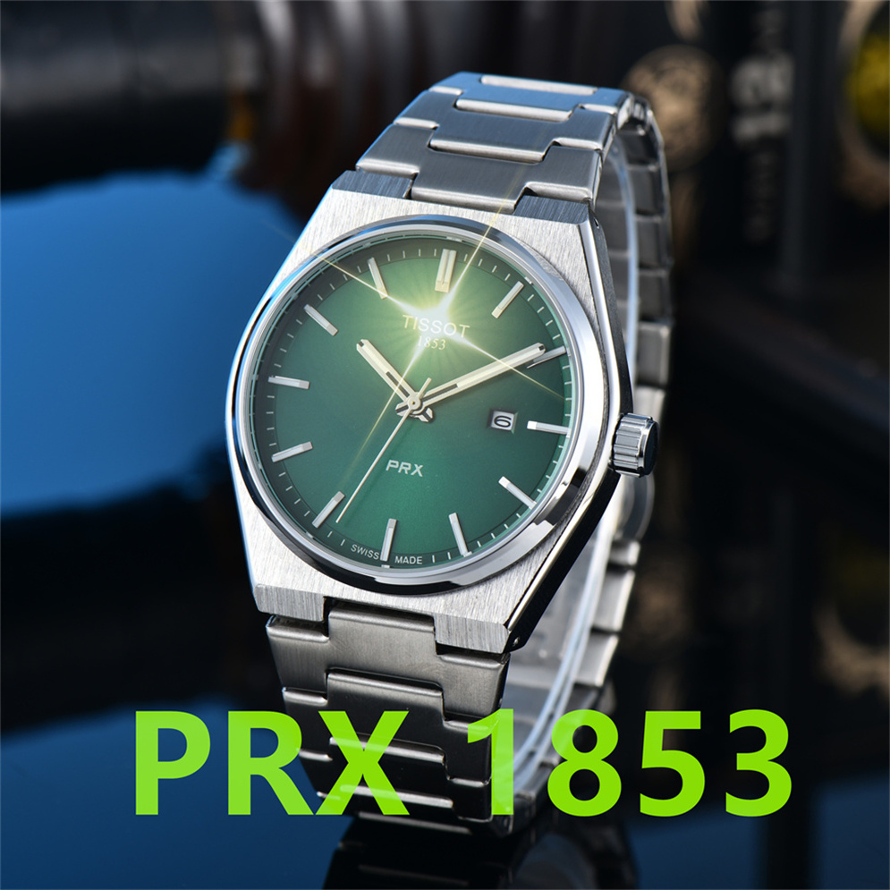 HOT 1853 PRX WristWatches classics popular women's golden watches quartz Movement Watch Luxury modern man lady wrist-watch classics TISSOTITYly watches