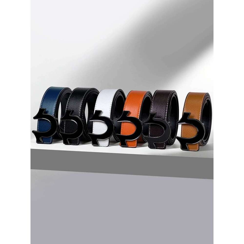 Internet Celebrity's New Style Men's Light Luxury Belt, Trendy Jeans, Trousers, Casual Pants, Versatile Pants Belt Chunjinqiuli