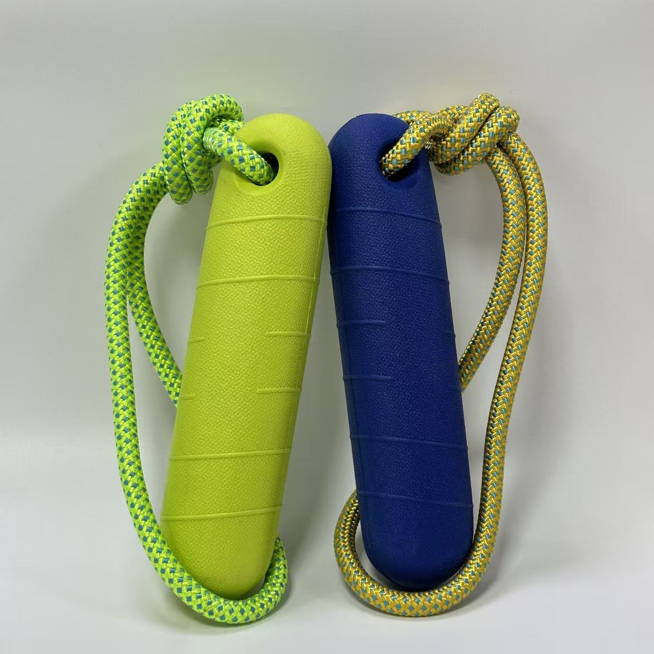 Eco-Friendly Puppy Dental Care Stick Natural Fiber Chewing Toy w/ Strong Cord