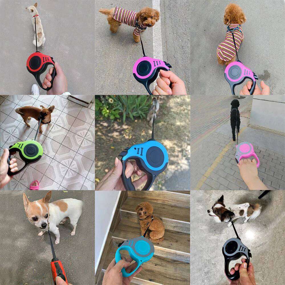 Nylon Pet Dog Leash Hiking Retractable Automatic Extending Puppy Lead Rope for Small Big Dogs Cats Chihuahua Yorkshire Supplies