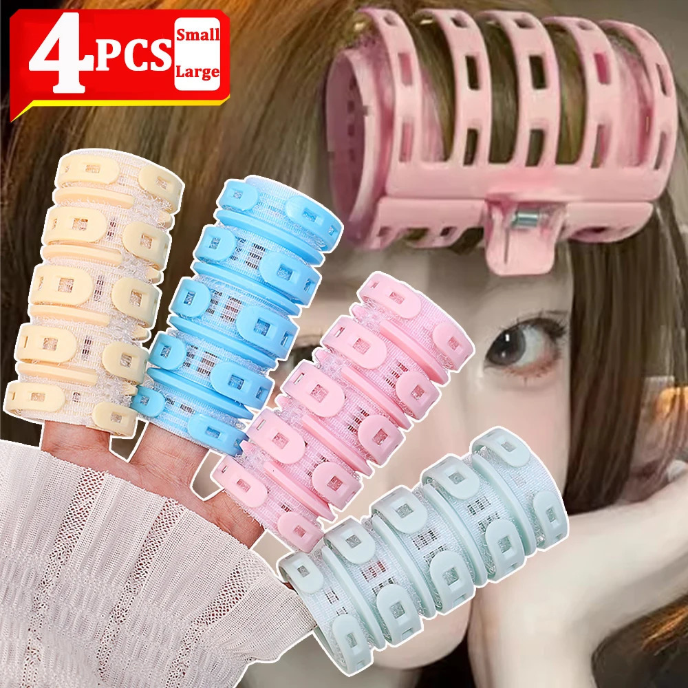 Random Color Spiral Bangs Curler Lazy Selfadhesive Curlers Portable Roller Curling Hair Styling Tool Makeup 260317
