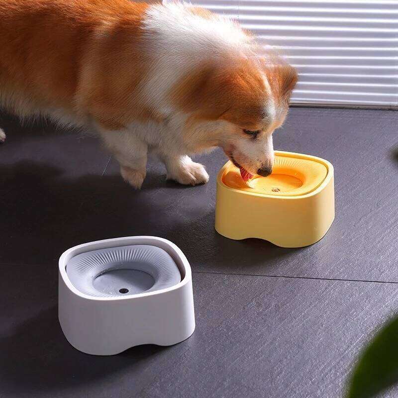 Pet water dispenser feeding floating drinking cat dog bowl non wetting mouth universal 26W0330