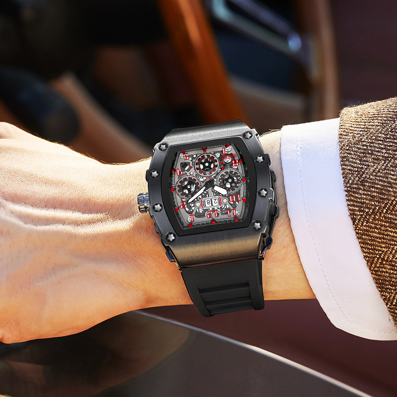 Watches Men Designer Wristwatch Vintage Stainless Steel Watch Band Sports Running Reloj Hombre Homme Montre De Luxe