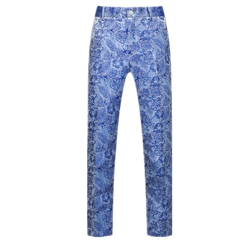 Men Jacquard Suit Pants Fashion Wedding Party Groom Dress Trouse Large Size 6XL 260327