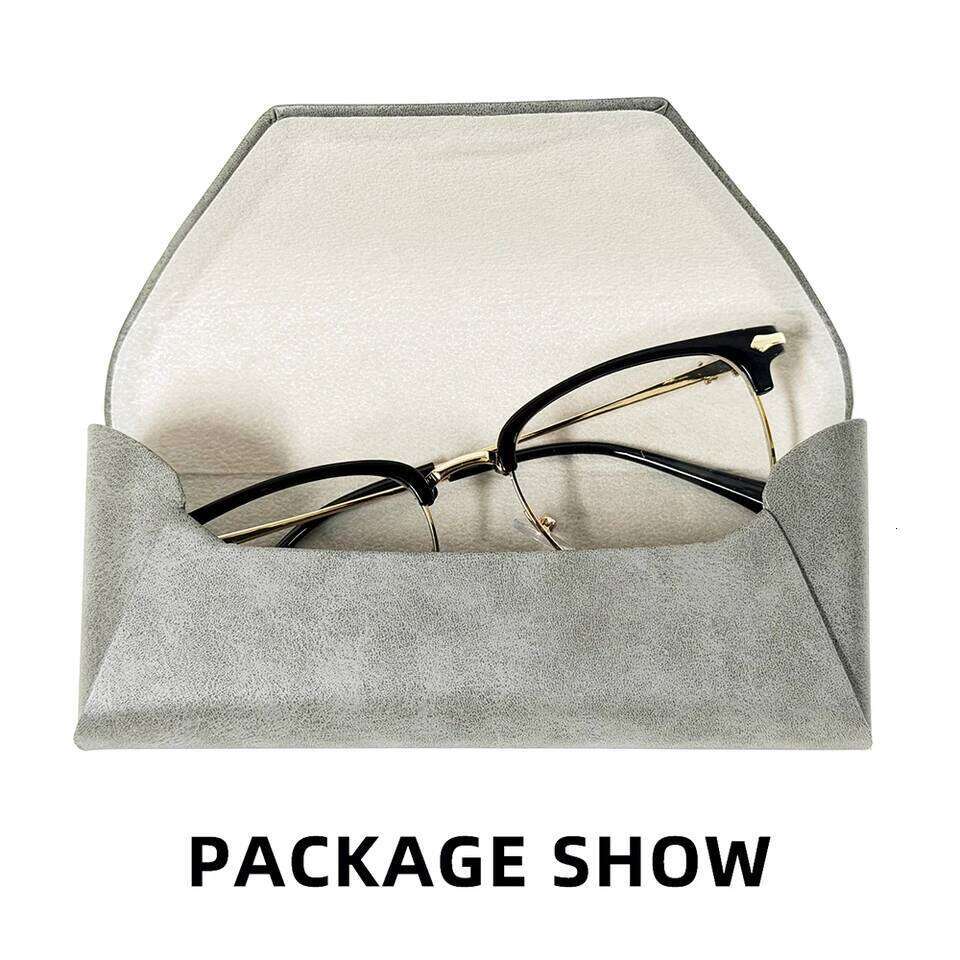 Luxury Semi-rim Anti-blue Light Men Fashion Square Browline Male's Glasses Daily Use Computer Phone Eyeglasses 26Y0330