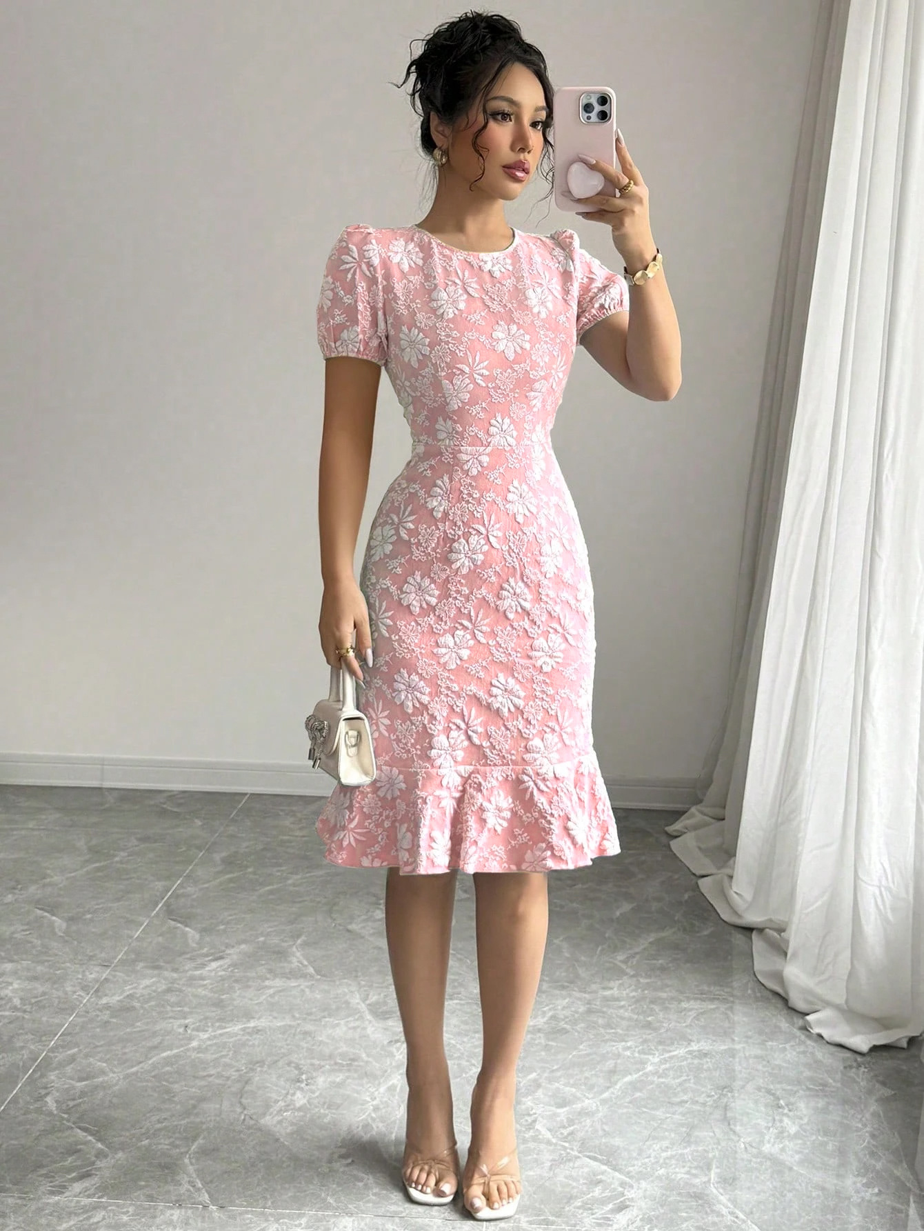 Basic & Casual Dresses 2025 Summer New Slim Hip Fashion Temperament Commuter Casual Versatile Dress