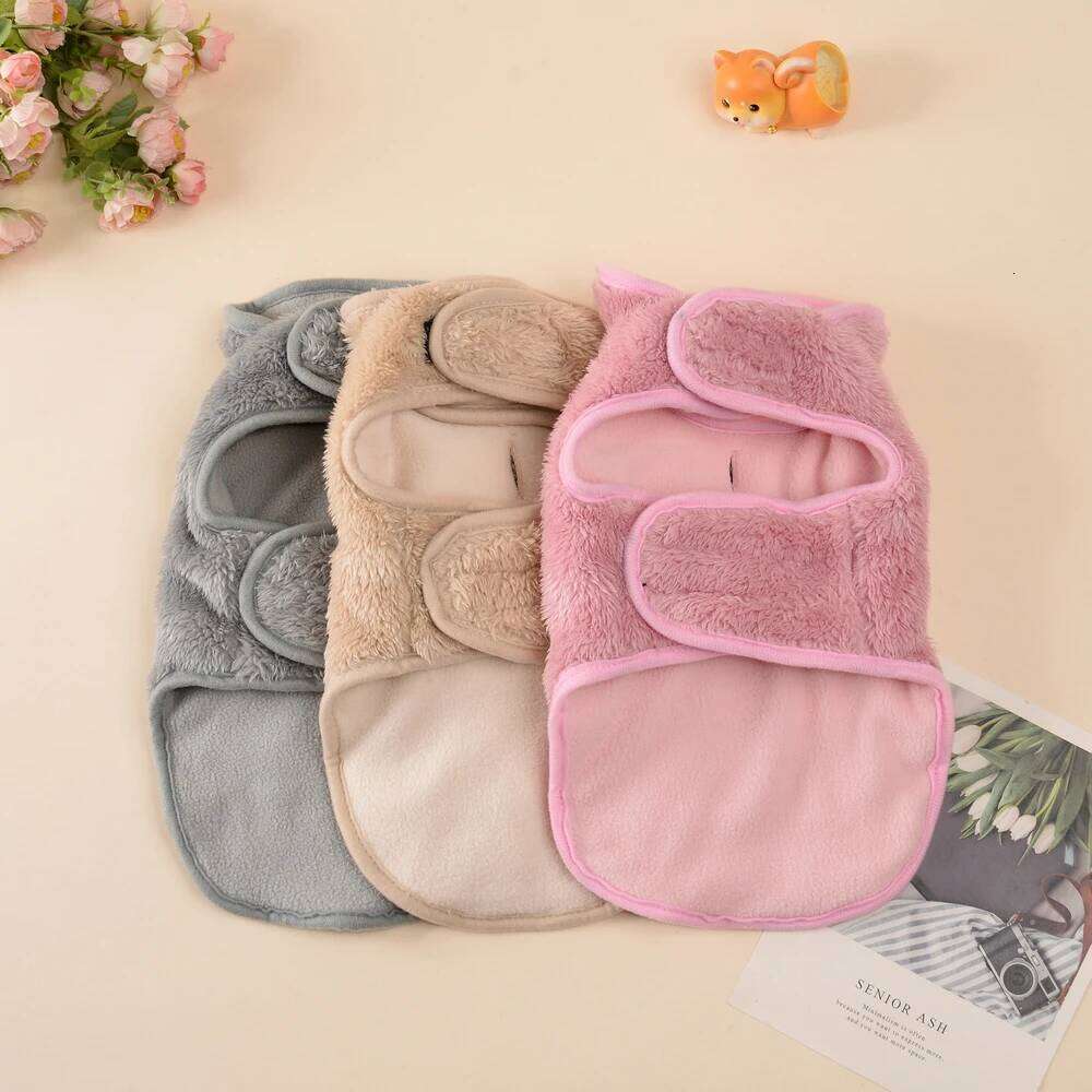 Winter Warm Pet Coat For Small Big Dogs Cats Puppy Reversible Padded Clothes Soft Fleece Dog Jacket Golden Retriever Outfits