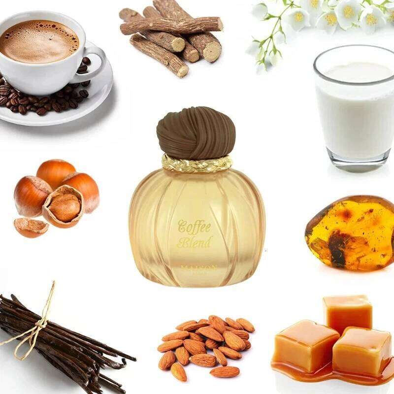 100ml Unisex Eau De Parfum Oriental Vanilla Coffee Perfume Sweet Almond Milk Caramel Musk Long Lasting Scent EDP for Women Men 26Y0330