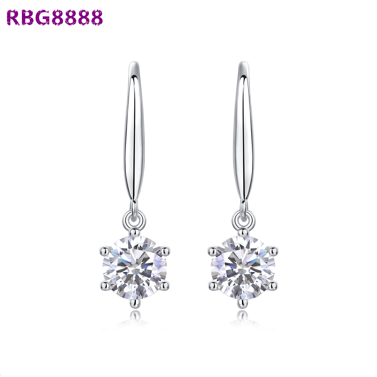 Custom Moissanite Pendant Necklace Jewelry Silver Chain Necklace with for Fashion Brand Wholesale Supplier