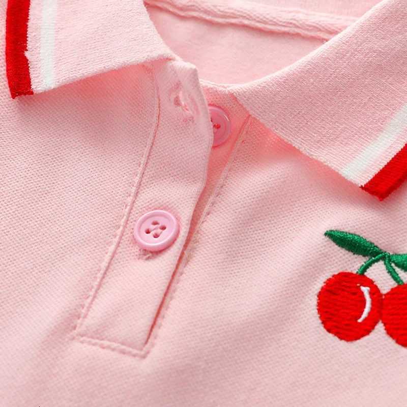 Girls summer dress new childrens polo pleated dress short sleeve college style dresses WT26T260330