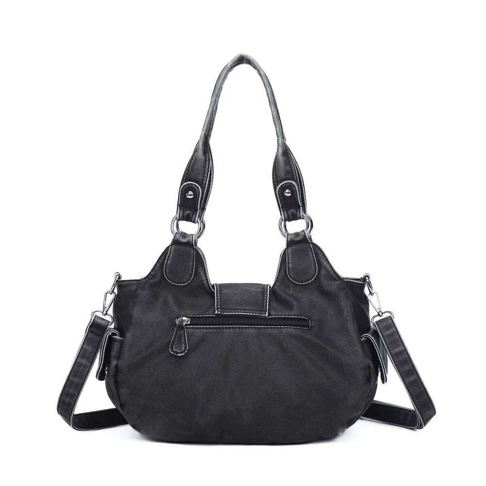 Women Handbag Satchel Top-Handle Bag PU Dumpling Multi-Pockets Shoulder Bags Phone Money Pack