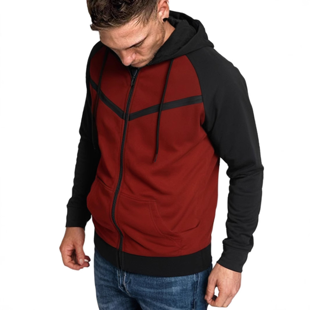 Comfort-Focused Unisex Active Wear: Temu's Trendy Athletic Zip-Up Hooded Top