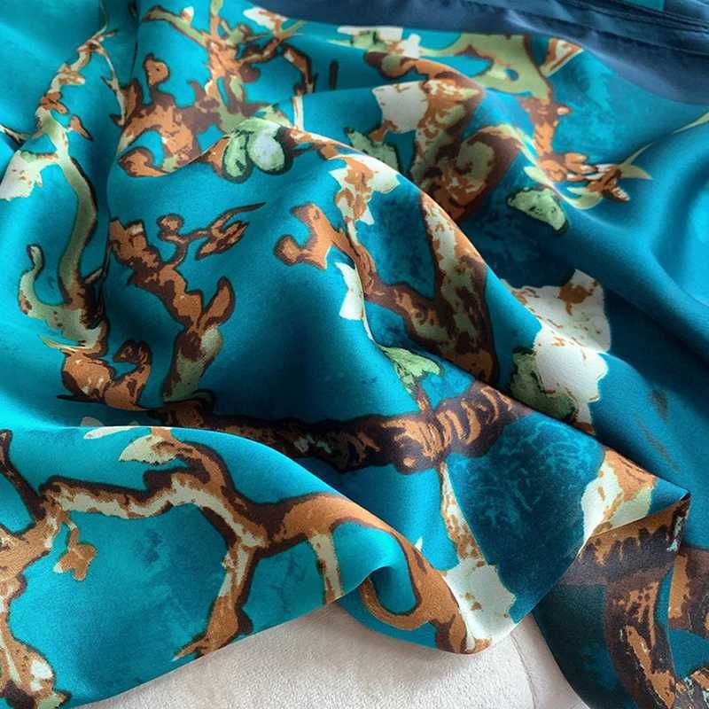 Spring Scarf Wens Luxury Design Polter Material Smooth Scarf Soft Shawl Beach Scarf X260328