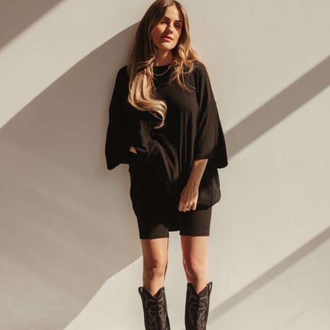 2026 Spring/Summer New Versatile Loose Plus-Size Women's Clothing European American Casual Home Short-Sleeve T-Shirt and Shorts Set