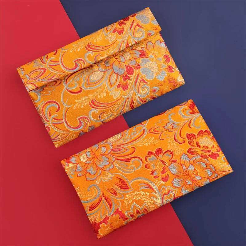 Chinese Embroidery Stobag Pcs Chinese Silk Cotton Bag Button Red Envelopes Embroidery For Gift Jewelry Package Storage Pocket Reusable Pouches
