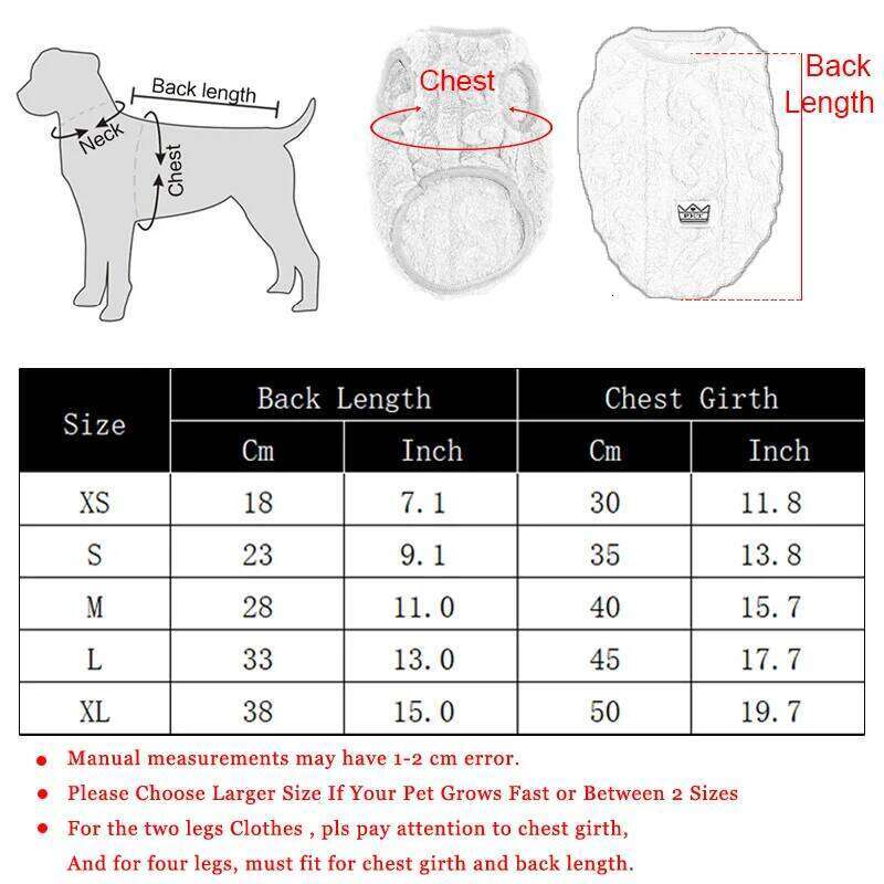 Dog Clothes for Small Medium Dogs Cats Autumn Winter Cozy Fleece Puppy Striped Sweater Bulldog Chihuahua Schnauzer Pet Outfits