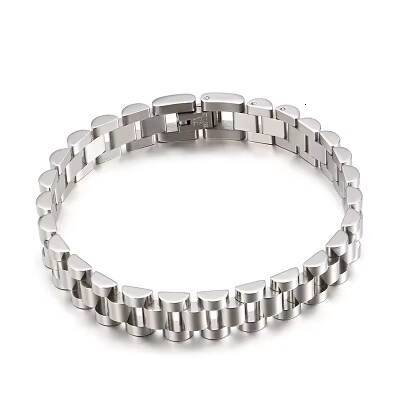 Mens and Womens Simple Stainless Steel Bracelets Strap Type Gold Jewelry Bracelet Wholesale