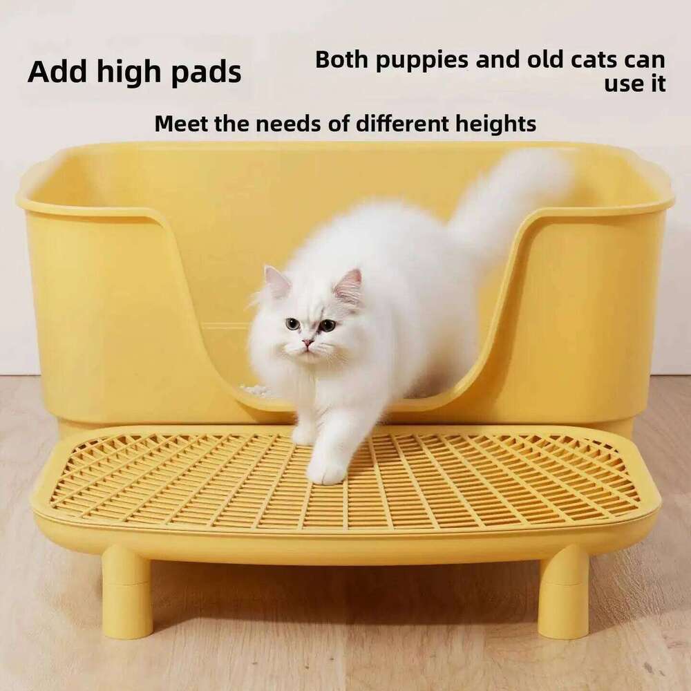 Sand Double Layer Filter Leak Proof Design Mat Removable Pad Compatible with Cat Litter Box