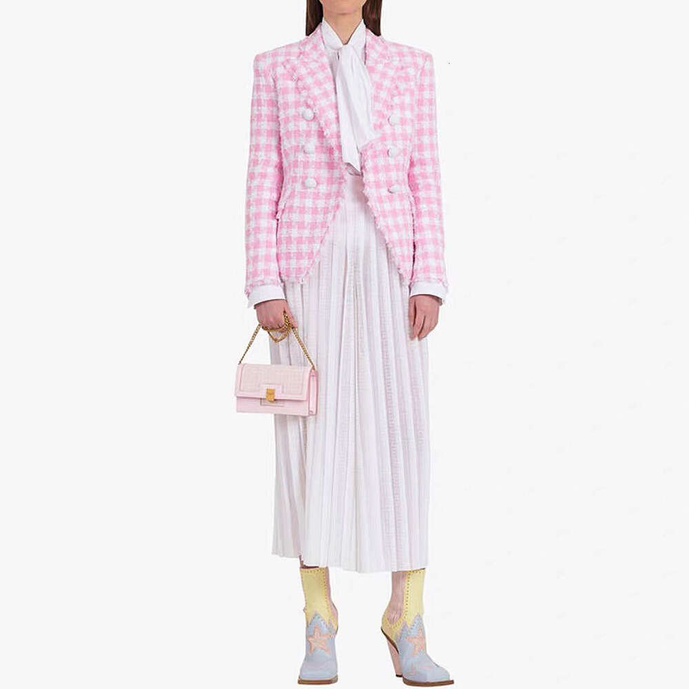 Spring and Autumn New Designer Fashion Women's Classic Brand e22 Same Style Women's Wool Jacket 2026