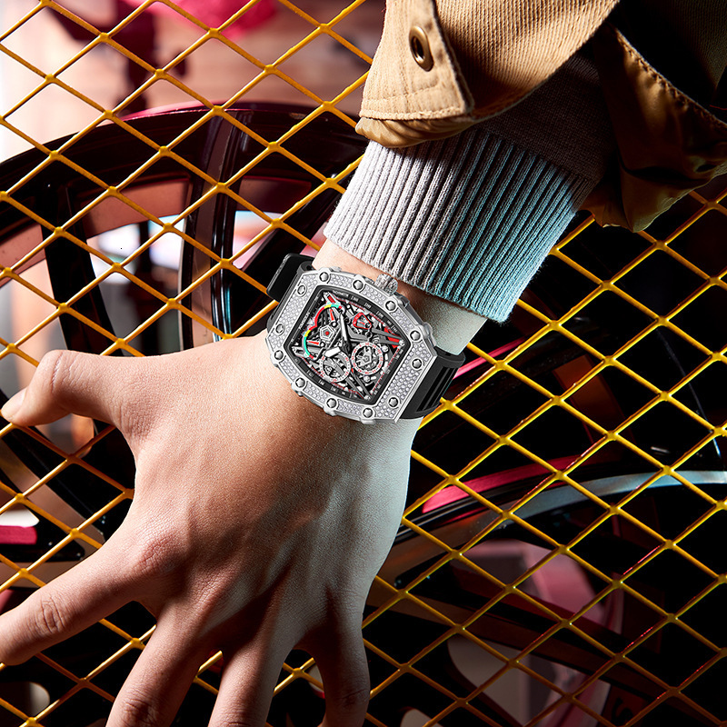 Watches Men Designer Chic Sports Reloj De Lujo Casual Shock Sports Reloj Hombre Homme Montre De Luxe