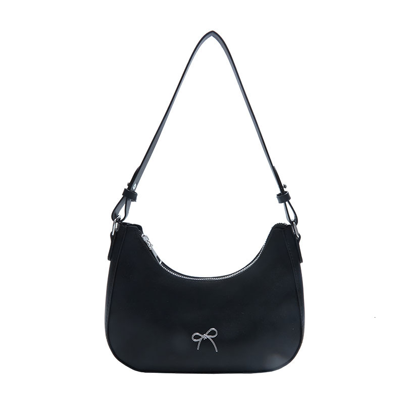 Free Shipping High Value Bow Decor Hobo Bag for Women Cute Mini Shoulder Bag Casual Crossbody Handbag with 4 Colors