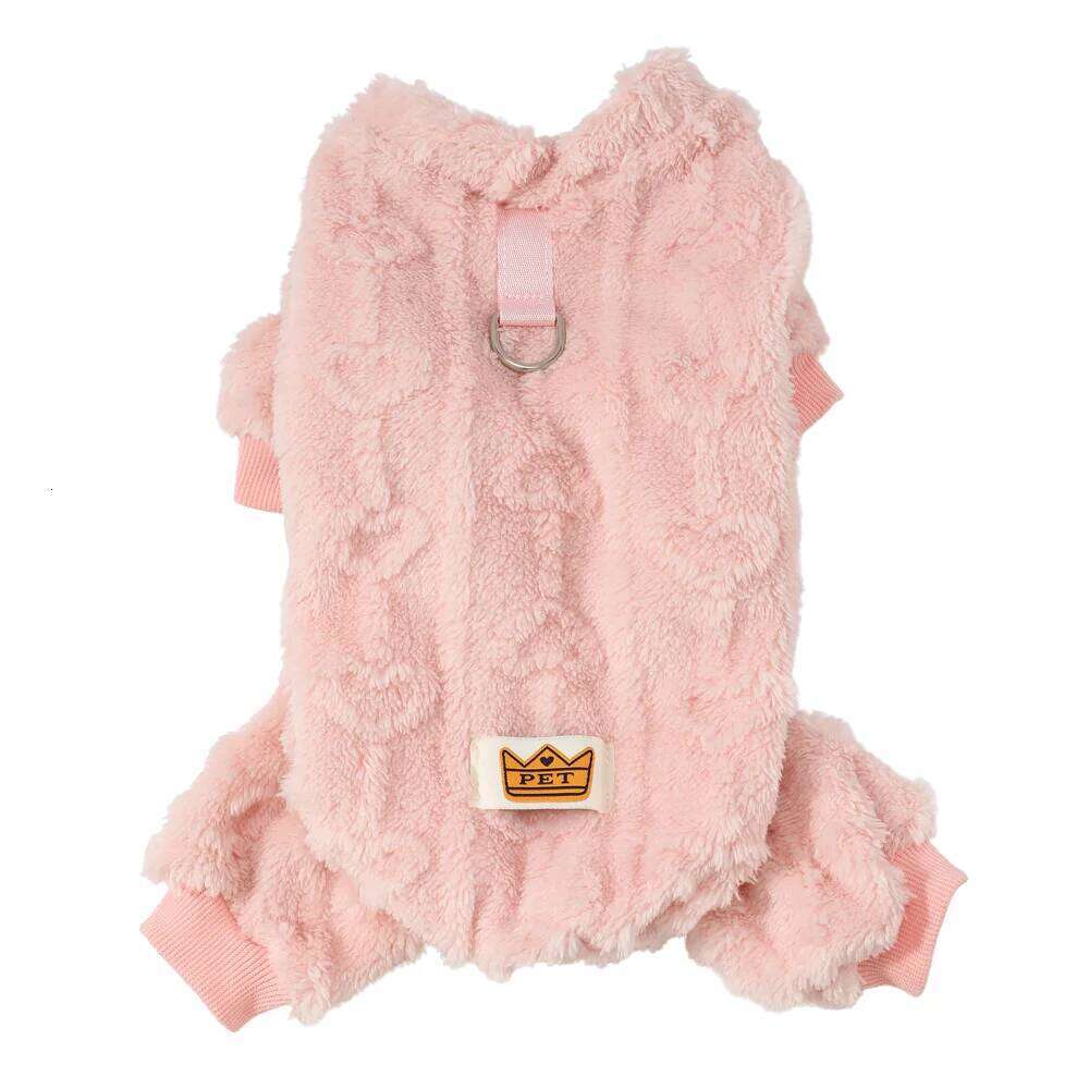 Winter Cozy Clothes Pet Dog Soft Fleece Jumpsuit For Small Medium Dogs Puppy Cat Warm Elasicity Clothing Chihuahua Overalls