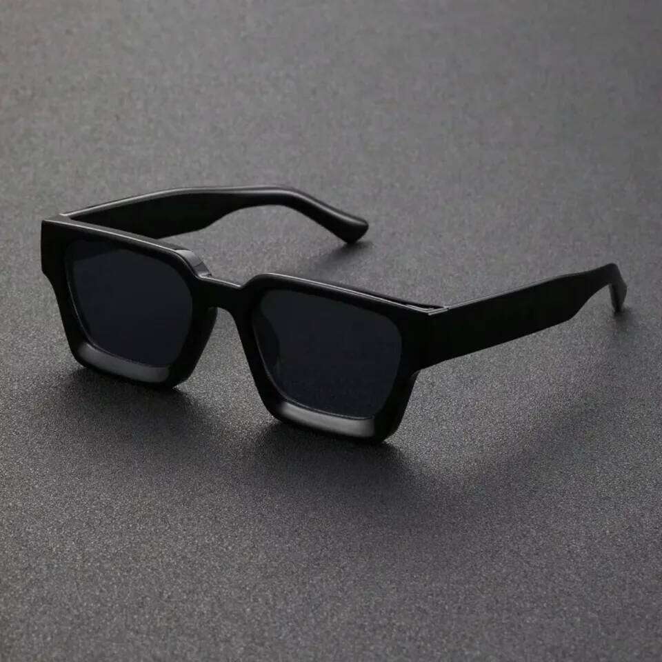 Unisex Plastic Fashion Square Frame Sunglasses For Street Photography And Beach Trips Driving Accessories 26Y0330