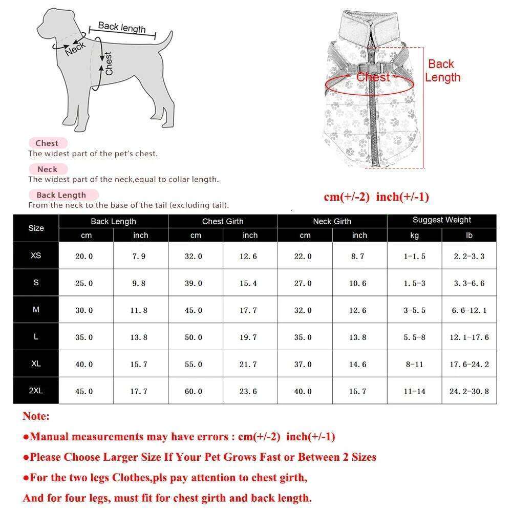 Autumn Winter Pet Dog Jacket Coat With D-ring For Small Medium Dogs Reflective Warm Puppy Clothes Yorkshire Chihuahua Outfits