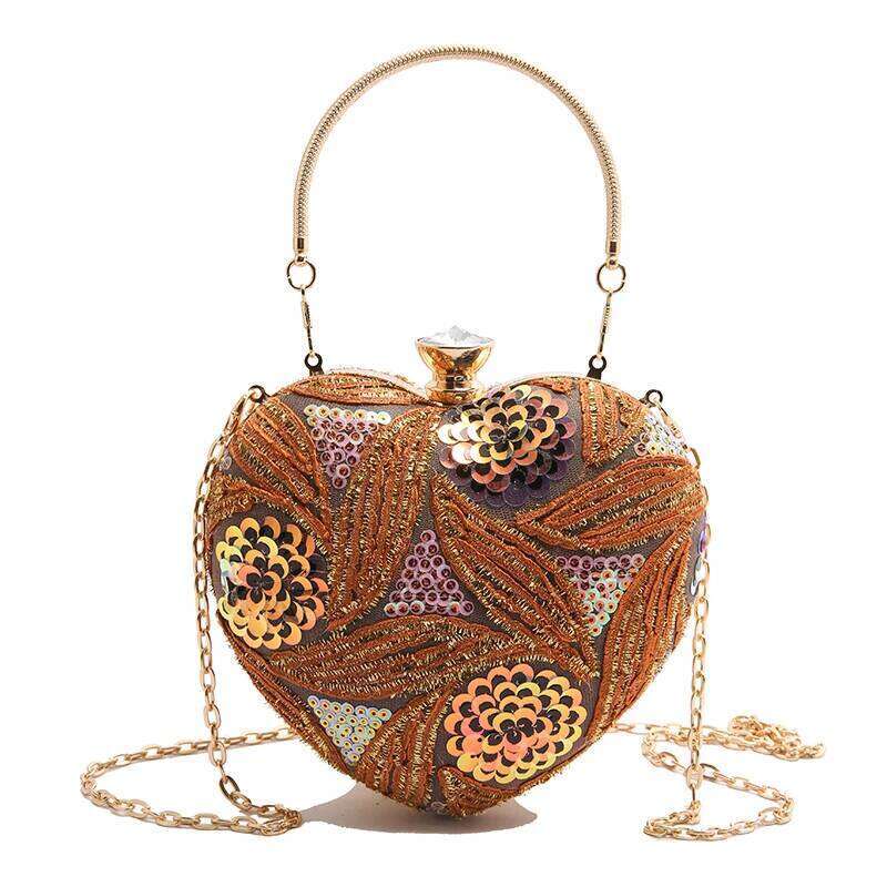 Chinese Embroidery Luxury Gold Clutch For Women Party Bags Evening Purse Designer Crossbody Bag New In Handbag Ladies Hand Bag Sac Femme Clutch Bags
